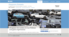 Desktop Screenshot of desguacesjanautolaspalmas.com