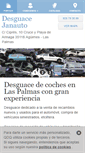 Mobile Screenshot of desguacesjanautolaspalmas.com