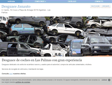 Tablet Screenshot of desguacesjanautolaspalmas.com